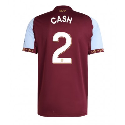 Moški Nogometni dresi Aston Villa Matty Cash #2 Domači 2025-26 Kratek Rokav Moški Nogometni dresi Aston Villa Matty Cash #2 Domači 2025-26 Kratek Rokav